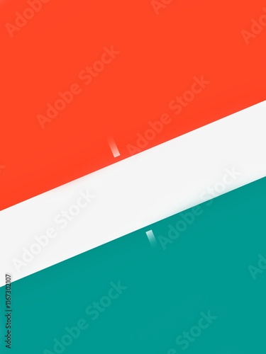 orange green constrast diagonal pattern illustration