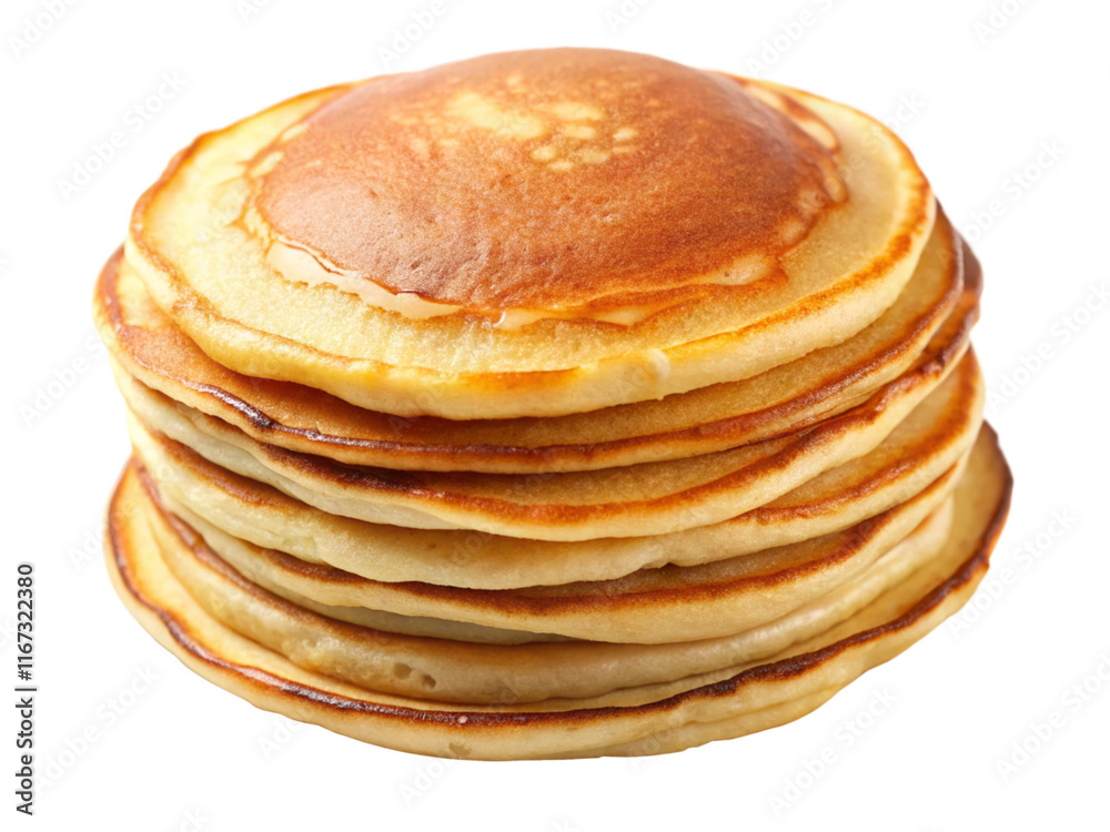 stack of pancakes on a white background stack of pancakes on a white background