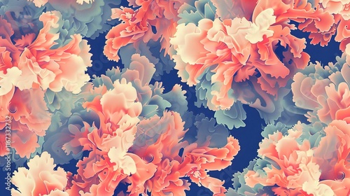 coral seamless pattern wallpaper
