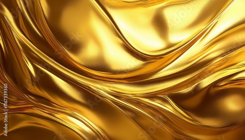 gold foil background with light reflections golden textured generative example