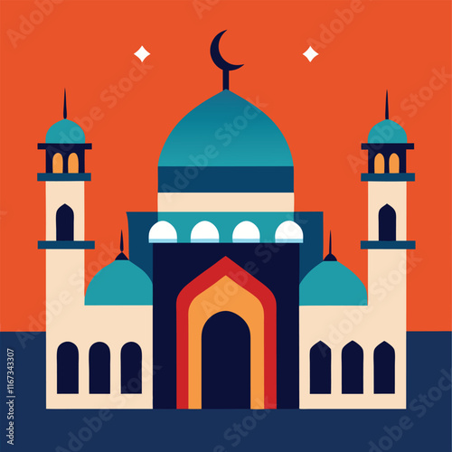 Mosques vector illustration