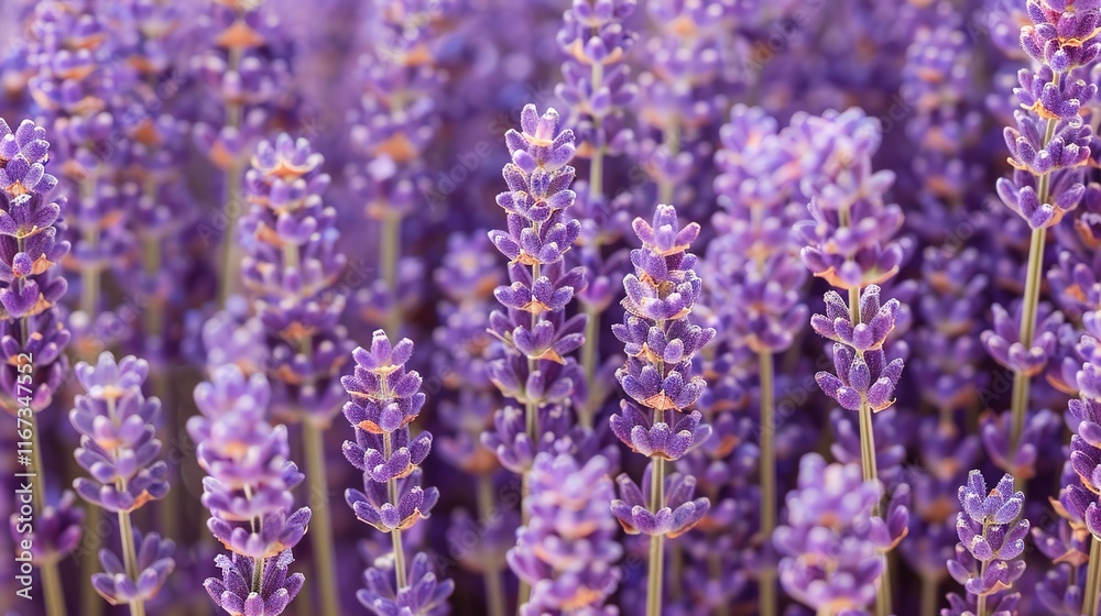 Obraz premium lavender seamless pattern wallpaper
