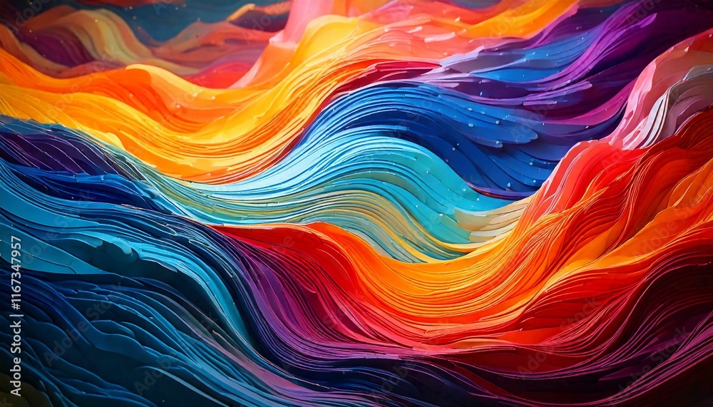 abstract colorful background with waves abstract colorful background with waves