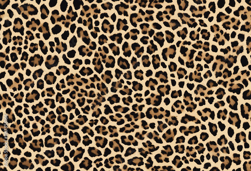 Leopard Cheetah skin seamless pattern vector Stylized Spotted Leopard Skin Background for Fashion Pr photo