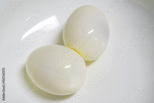 boiled eggs in the bowl