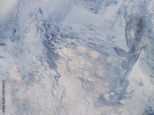 Fototapeta Naklejka Na Ścianę i Meble -  Conceito Abstrato: Fundo de textura de piso porcelanato azul. Fundo abstrato de textura de design líquido azul e preto pra planos de fundo, materiais 3D e arquitetura