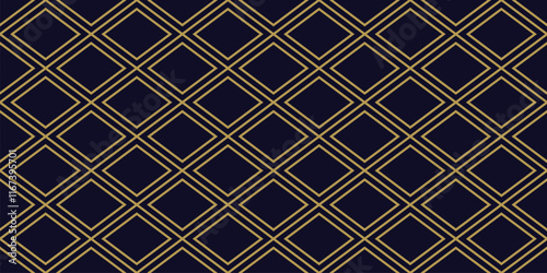 Seamless vector pattern in geometric ornamental style