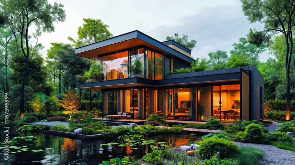 Beautiful Modern Residences. Beautiful Homes in Nature