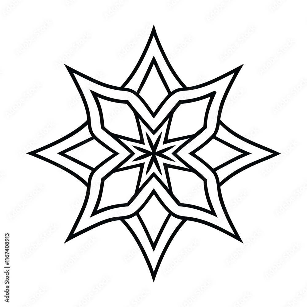 black and white star black and white star