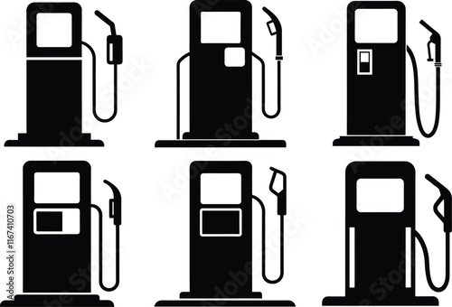 Gasoline pump gas station icon vector design symbol illustration
 photo