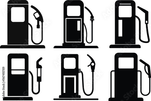 Gasoline pump gas station icon vector design symbol illustration
