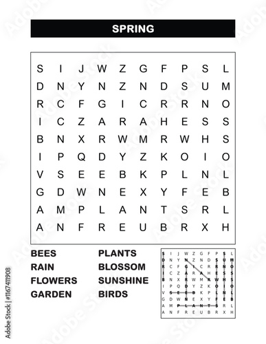 word search Spring
