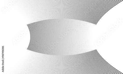 abstract black white irregular gradient squeeze line pattern suitable for background.
