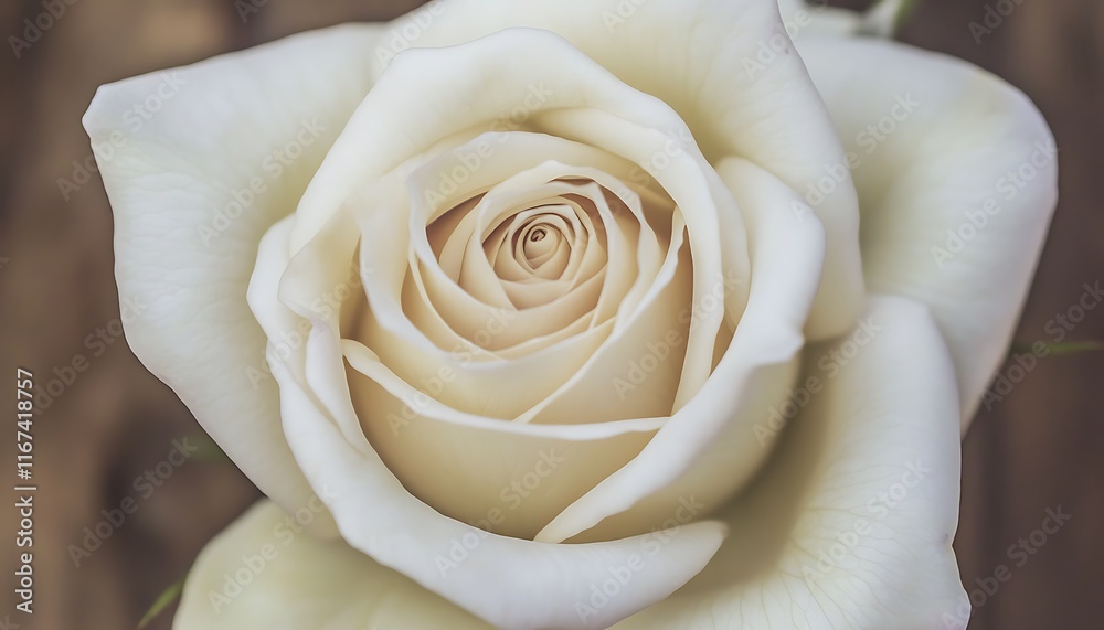 Close-up of a blooming white rose. Close-up of a blooming white rose.
