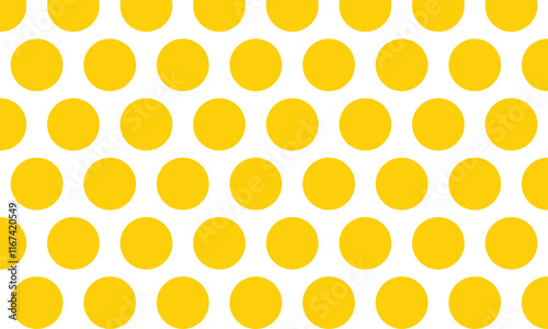 abstract yellow big dot pattern suitable for background.