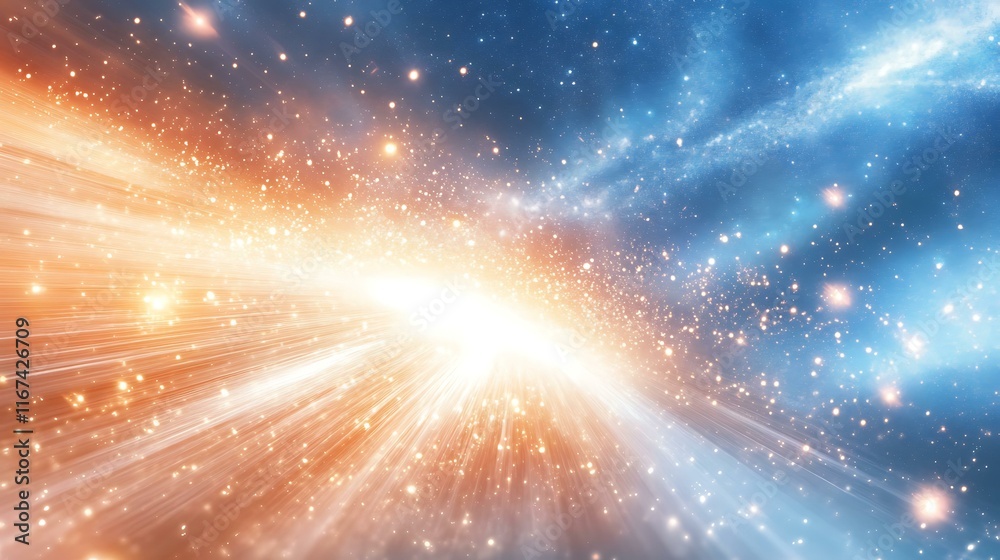 Abstract Colorful Cosmic Explosions Space Background Abstract Colorful Cosmic Explosions Space Background