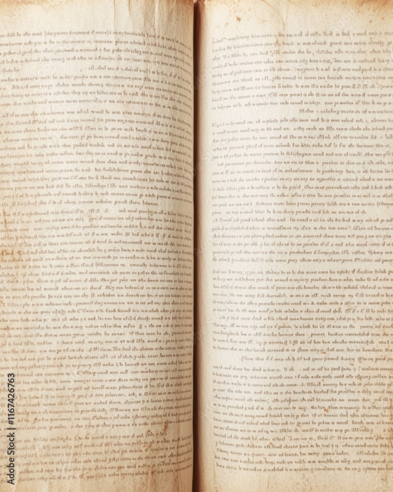 Obraz premium texture of novel pages with the word on them