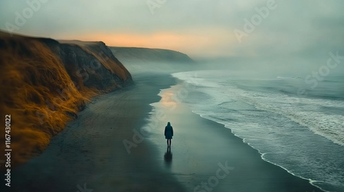 Depression concept landscape