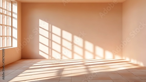 Empty Room with Sunlight and Shadows photo