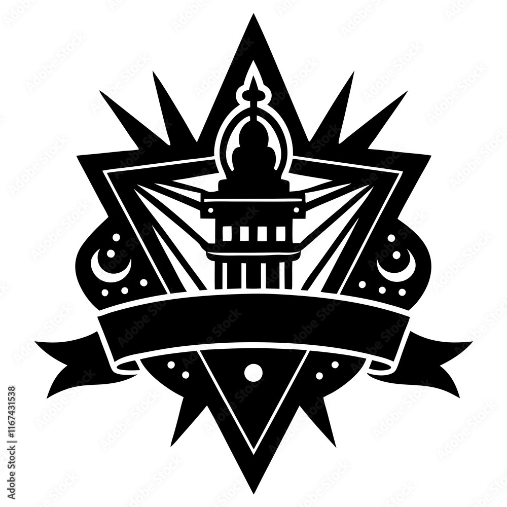 Creative Logo for Tattoo Shops with White Background Creative Logo for Tattoo Shops with White Background