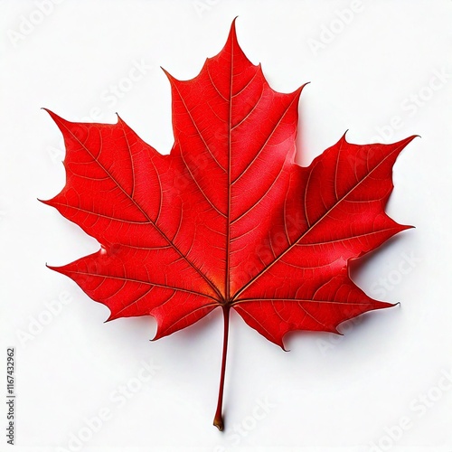 maple leaf isolated on white