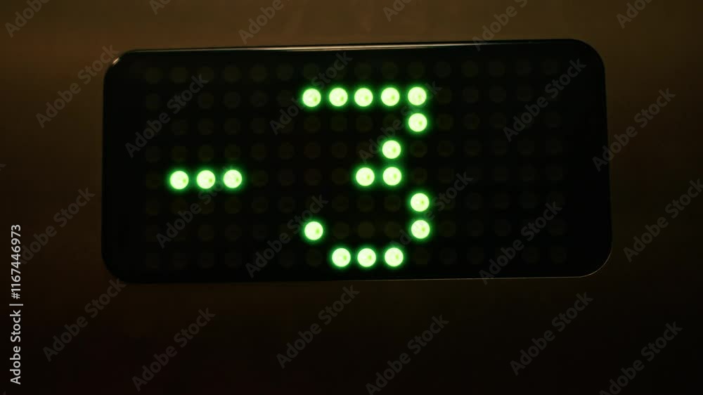 numbers appear on elevator floor indicator numbers appear on elevator floor indicator