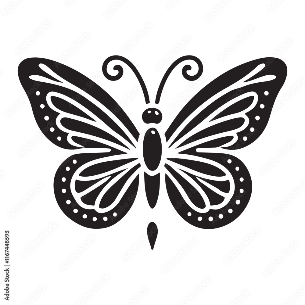 butterfly on white background butterfly on white background