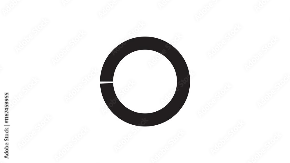 circle animation on white background video circle animation on white background video