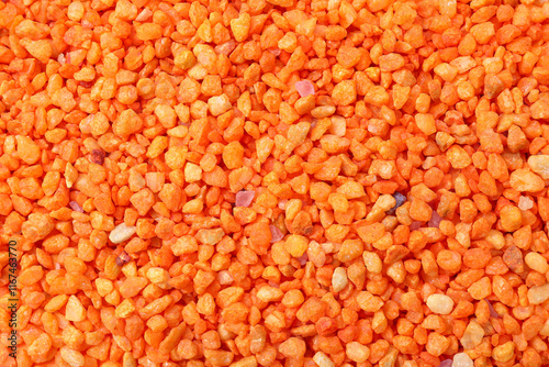 Texture of orange stones as...
