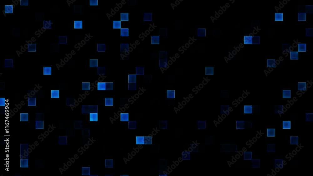 Digital technology background. Seamless looping squares animation. Digital technology background. Seamless looping squares animation.