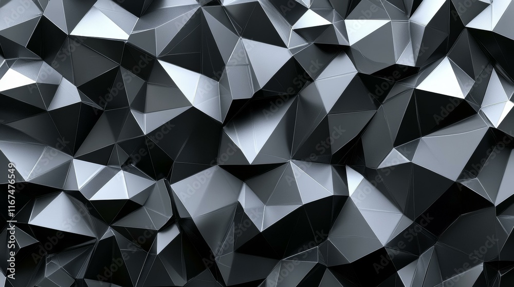 Obraz premium Abstract Geometric Polygonal Background Design