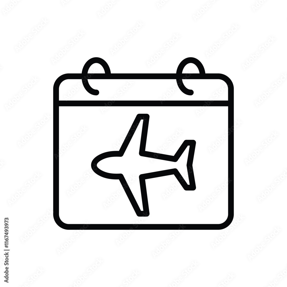 flight schedule icon vector design with trendy style flight schedule icon vector design with trendy style
