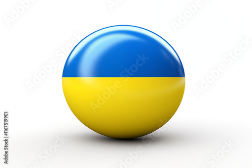 Free Download Ukrainian flag on a white background, featuring the iconic blue and yellow design symbolizing freedom, unity, and heritage, ideal for patriotic themes, cultural projects, and educational. PNG. - GFXLoad