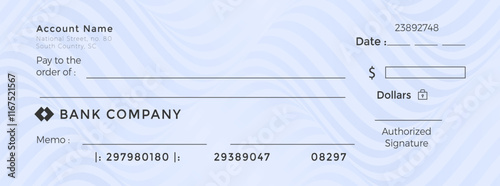 Luxury silvet cheque template with vintage guilloche Check with abstract watermark, border