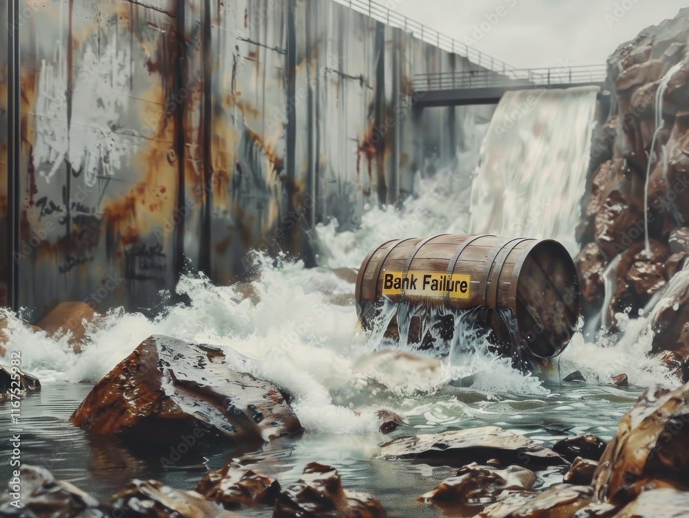 Fototapeta premium barrel labeled