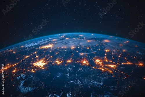 North America Night Lights from Space6 photo