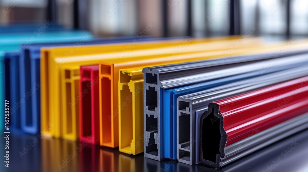 Colorful PVC Profiles: A Vibrant Display of Modern Building Materials Colorful PVC Profiles: A Vibrant Display of Modern Building Materials