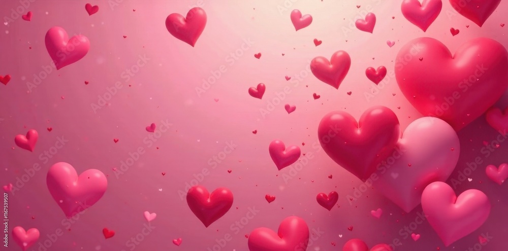 Subtle abstract heart design, light seamless repeat Ideal Valentine's Day wallpaper , light, decor