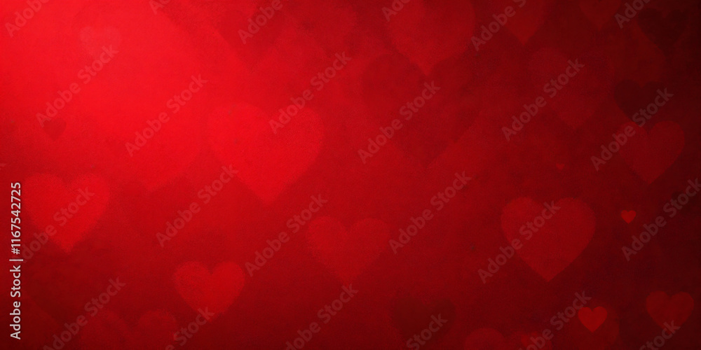 Elegant red textured background featuring delicate heart patterns, ideal for romantic and love-themed designs Elegant red textured background featuring delicate heart patterns, ideal for romantic and love-themed designs