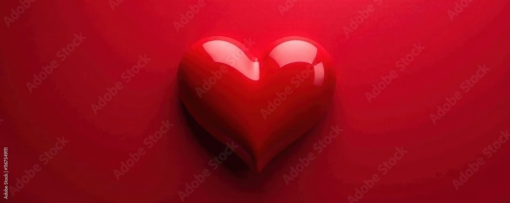 Bold red heart shape, ideal for various designs , romantic, birthday Bold red heart shape, ideal for various designs , romantic, birthday