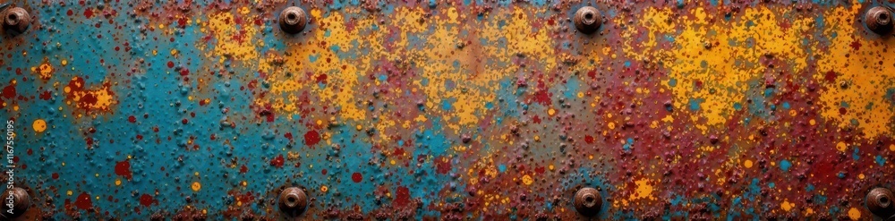 Rusty, grimy metal surface with deep scratches, wall, plate Rusty, grimy metal surface with deep scratches, wall, plate
