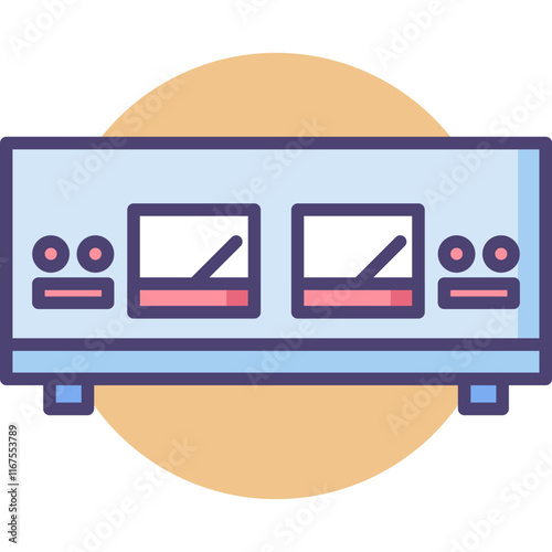 Engineering Physics constructions and tools colored icon pack