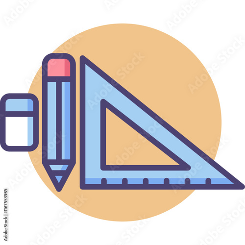 Engineering Physics constructions and tools colored icon pack