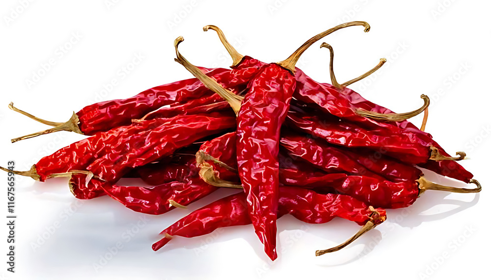 dry red hot chili peppers isolated on white background cutout dry red hot chili peppers isolated on white background cutout