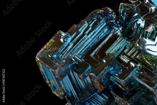 Bismuth post-transition metal macro photo