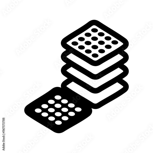 Experimental apparatus education and technology black icon pack