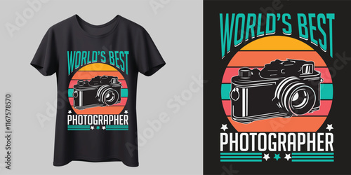 World’s Best Photographer - Photographer T shirt Design, Modern calligraphy, Typography Vector for poster, banner, flyer and mug, print, custom, ready for print.
