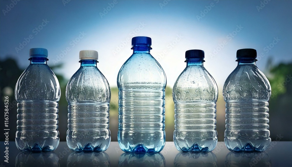 collection of empty plastic bottles