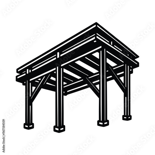 drawing of a metallic joist