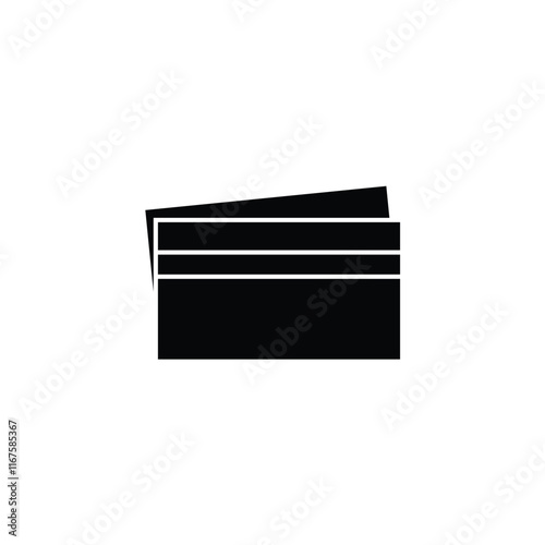 Modern Debit Card Icon for Financial Applications